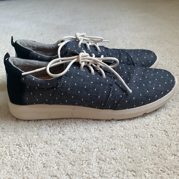 Womens Chambray Dot Toms Sneakers Size 9 - Picture 4 of 6